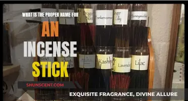Incense Sticks: What's in a Name?