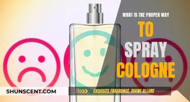 The Art of Spraying Cologne: A Guide to Fragrance Application