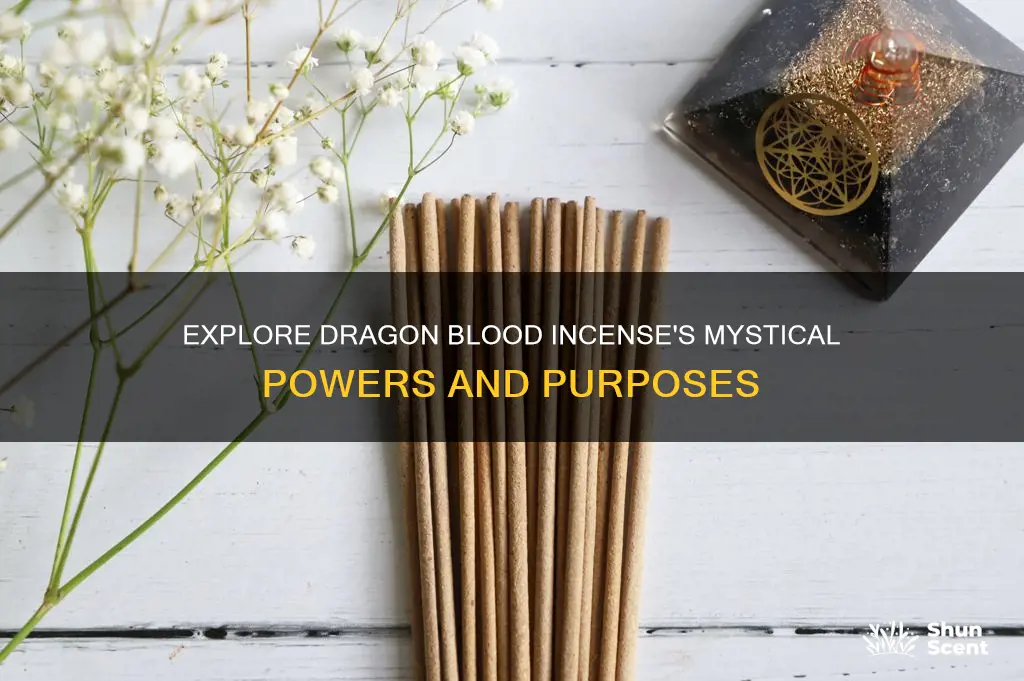 what is the purpose of dragon blood incense