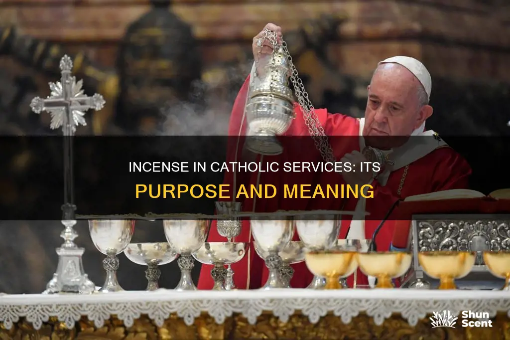 what is the purpose of incense in catholic services