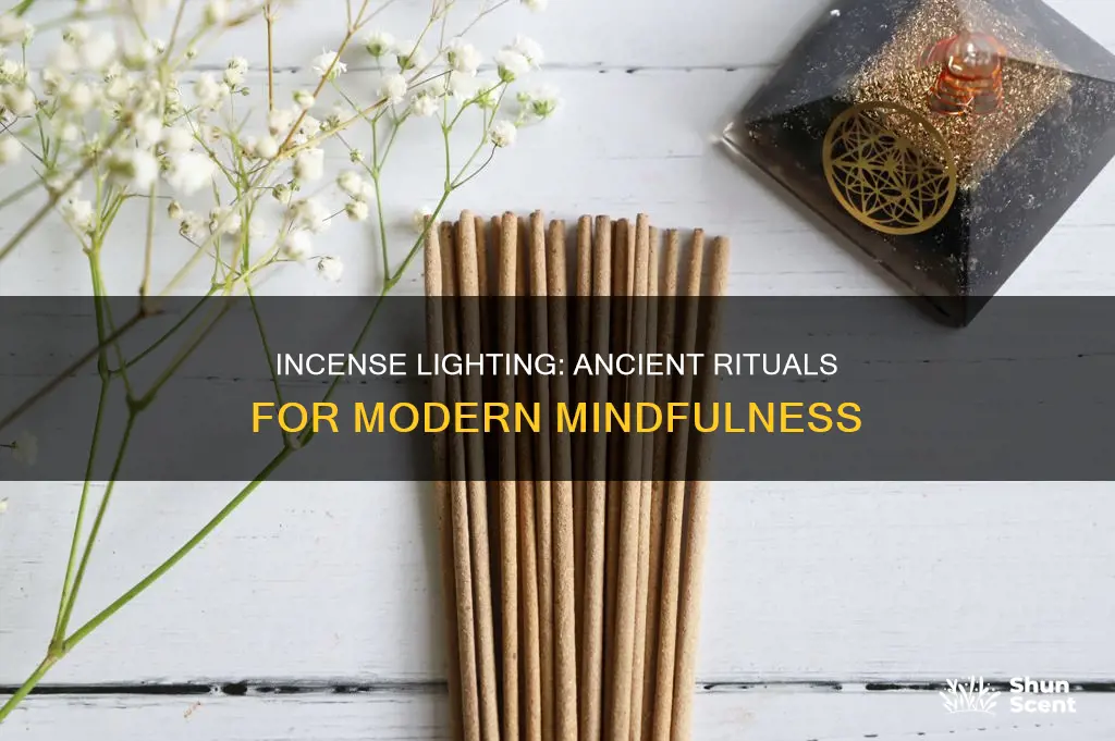 what is the purpose of lighting incense