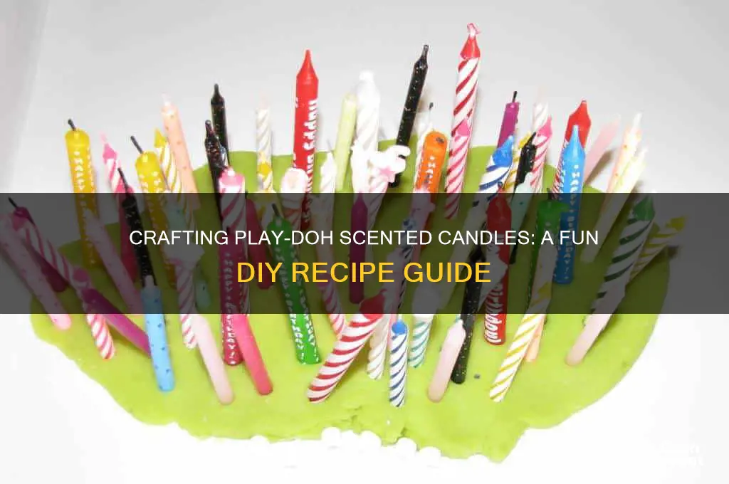 what is the recipe for play doh scented candle