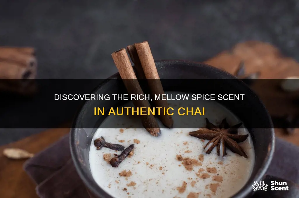what is the rich mellow spice scent in chai