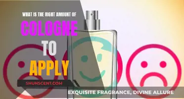 The Art of Applying Cologne: Finding the Right Balance