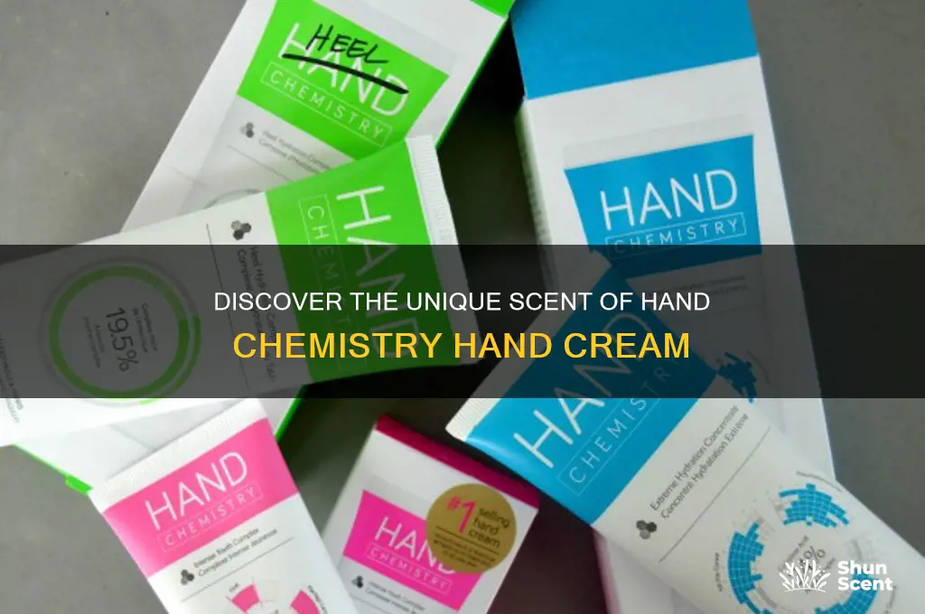 what is the scent hand chemistry hand cream
