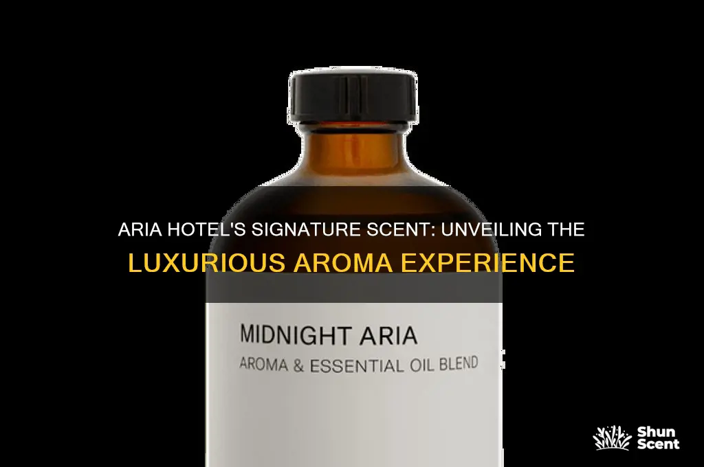 what is the scent in aria hotel