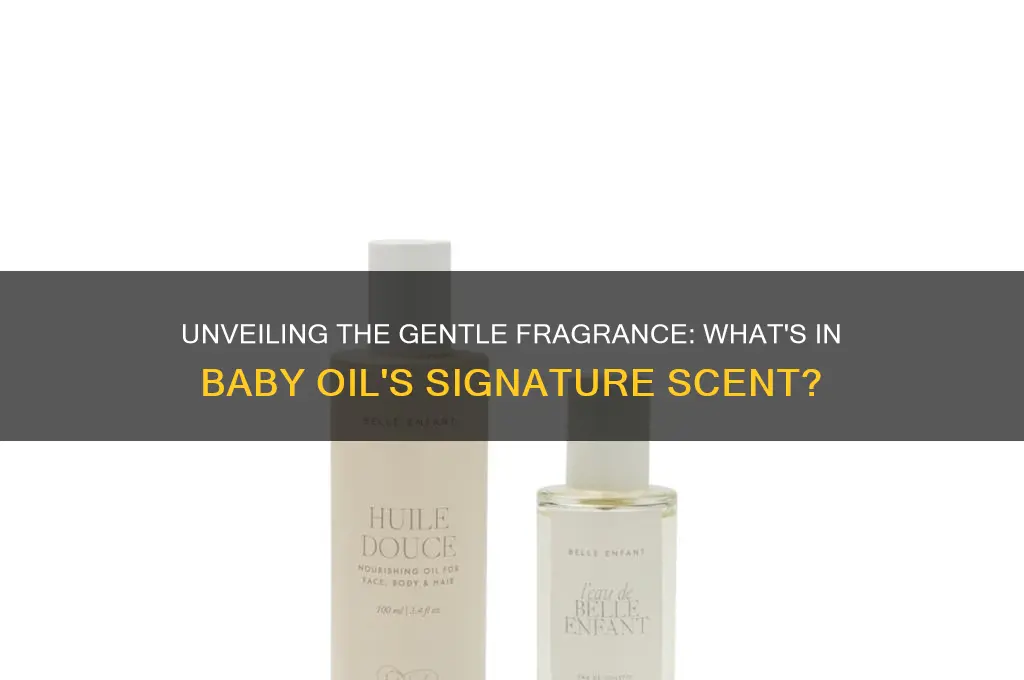 what is the scent in baby oil
