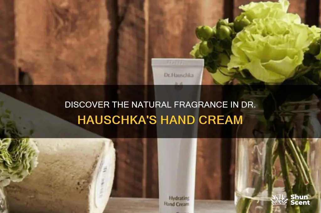 what is the scent in dr hauschkas hand cream