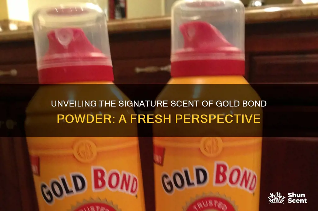 what is the scent in gold bond powder