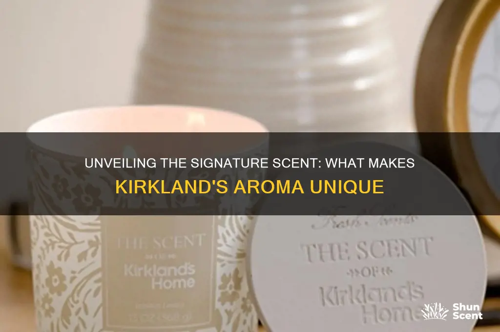 what is the scent in kirklands