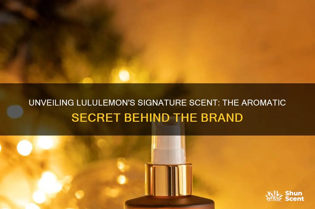 what is the scent in lululemon stores