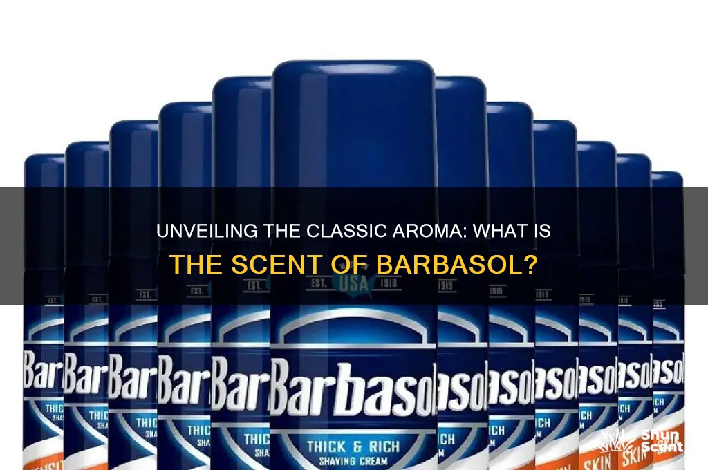 what is the scent of barbasol