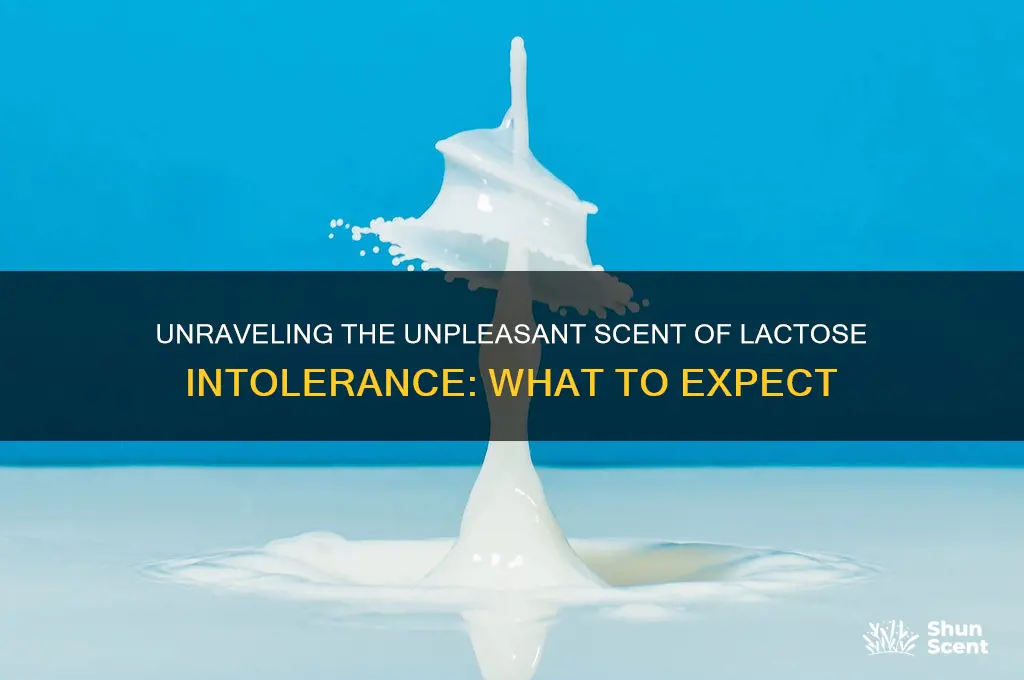 what is the scent of lactose intolerance