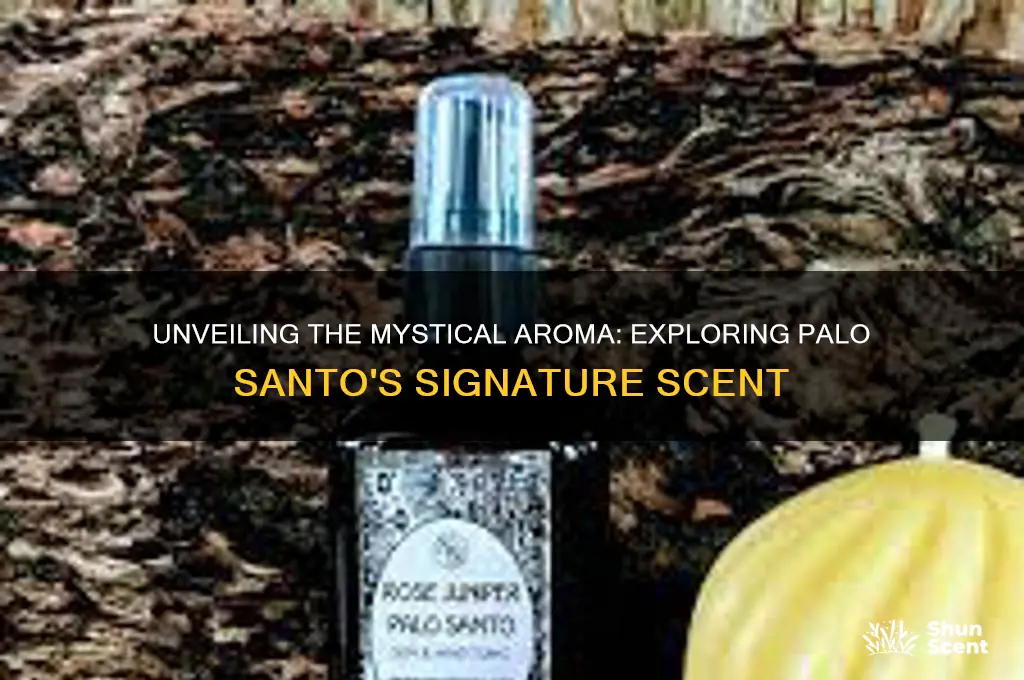 what is the scent of palo santo