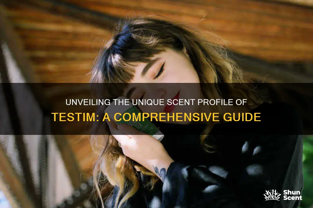 what is the scent of testim