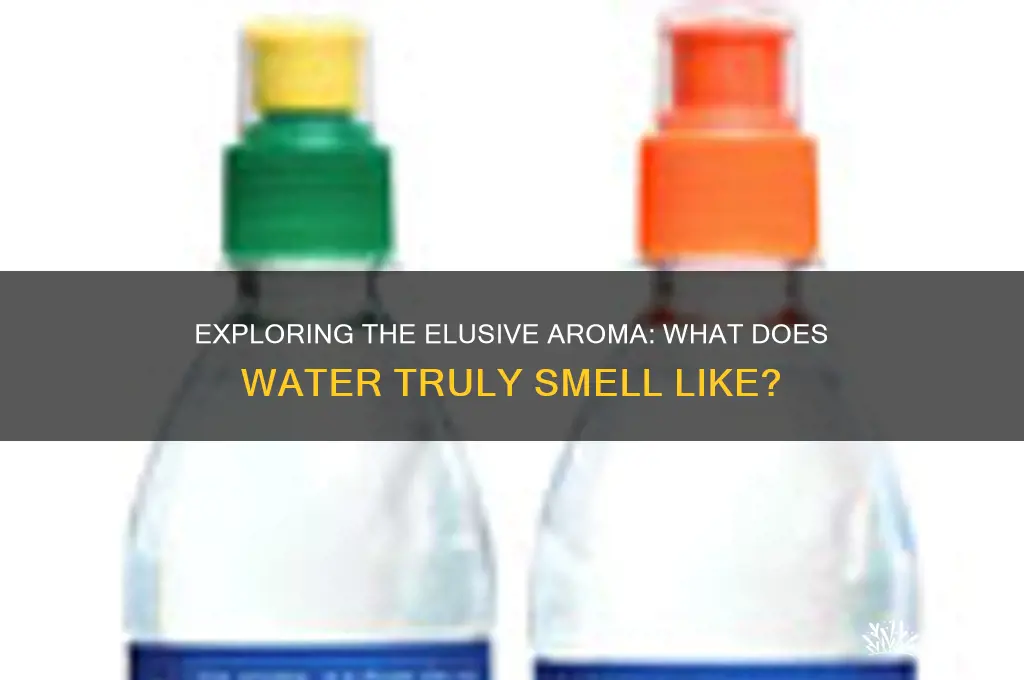 what is the scent of water