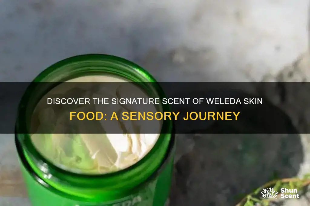 what is the scent of weleda skin food