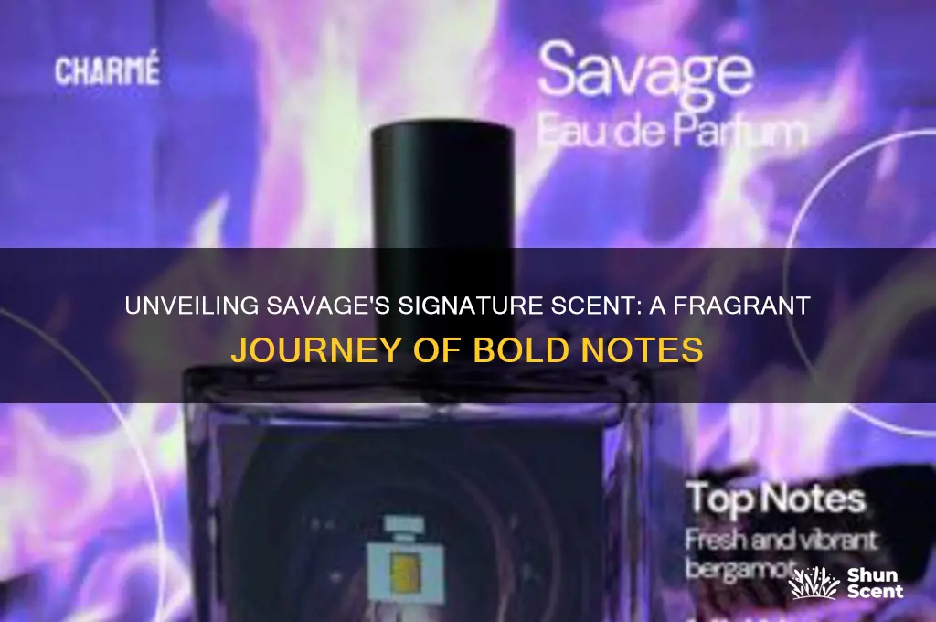 what is the scent profile for savage