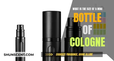 Mini Cologne Bottles: Understanding Their Size and Uses