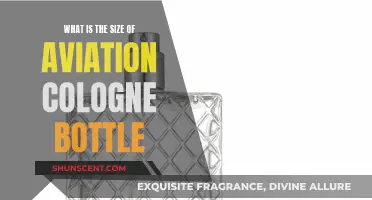 The Standard Aviation Cologne Bottle Size Explained