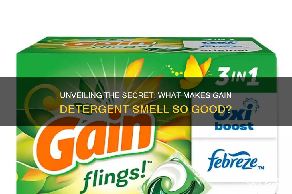 what is the source of the scent in gain detergent