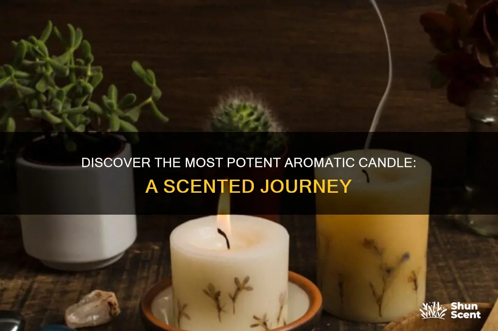 what is the strongest scented candle
