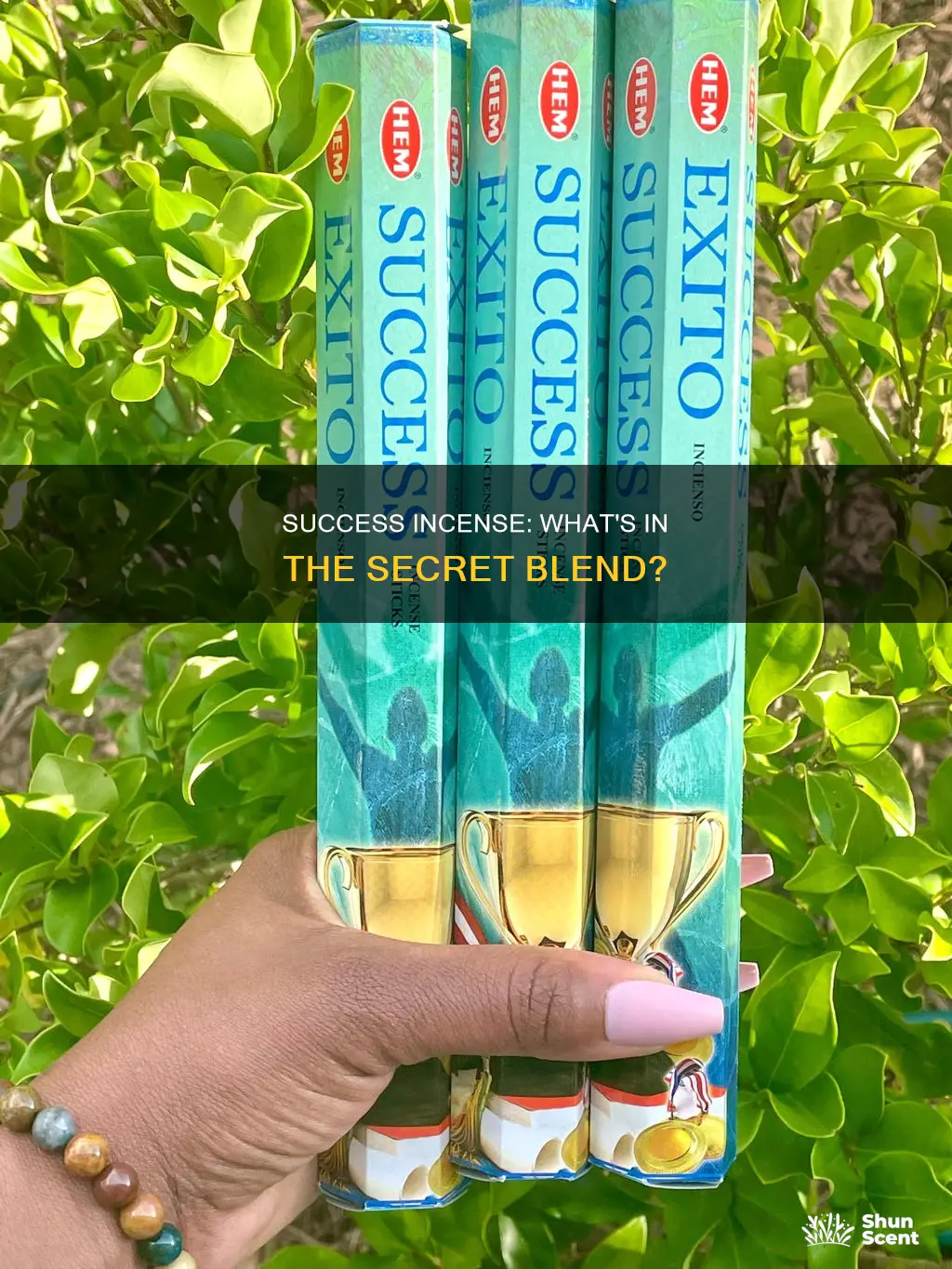 what is the success incense stick made of