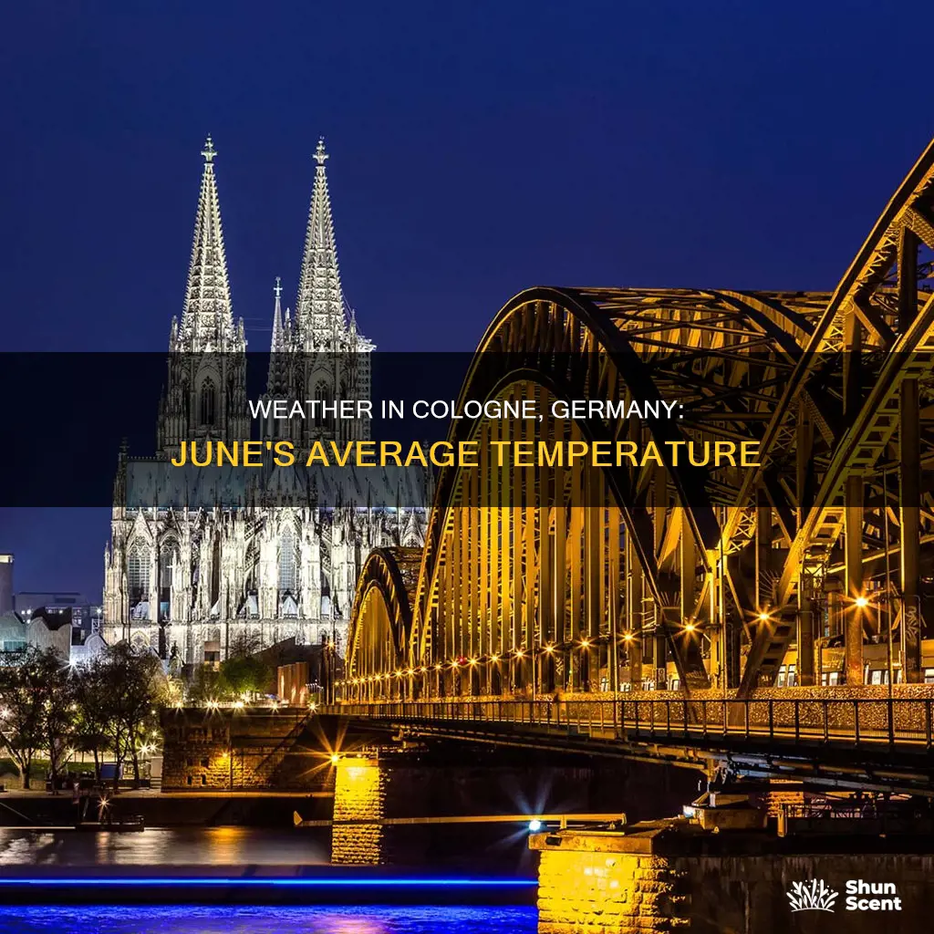 what is the temperature in cologne germany in june