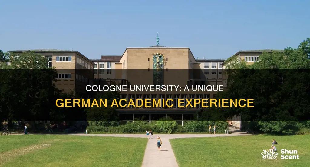 what is the uniqueness of university of cologne