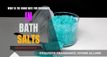 Creating Relaxing Scents: Fragrance Usage in Bath Salts