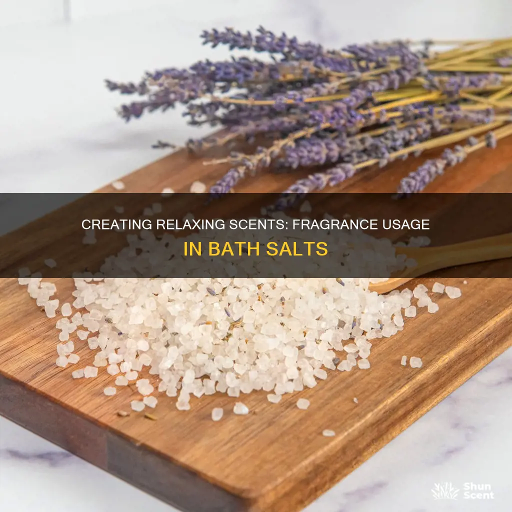 what is the usage rate for fragrance in bath salts