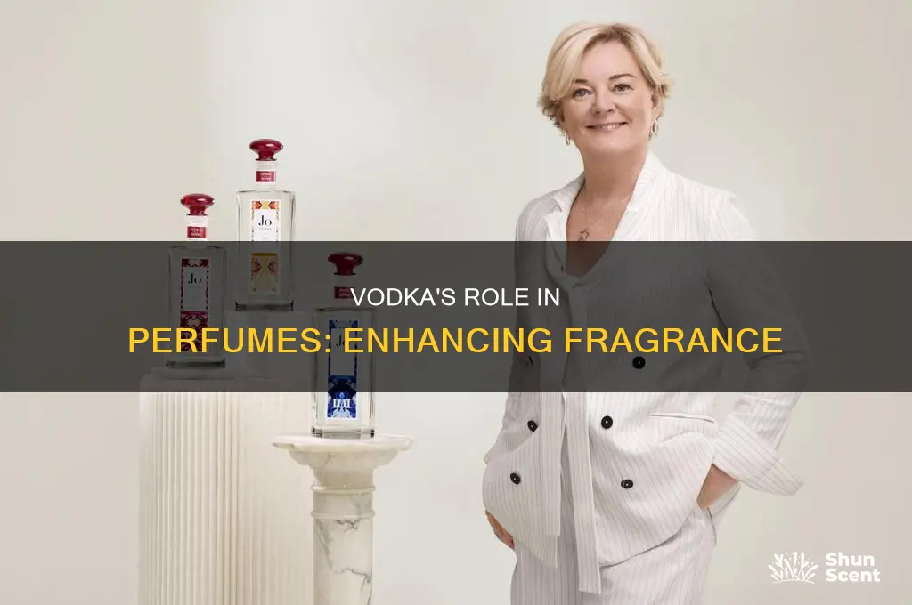 what is the use of vodka in perfume