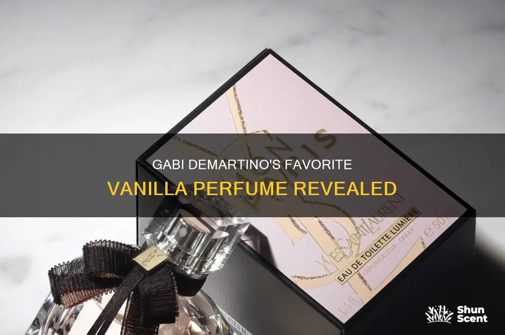 what is the vanilla perfume that gabi demartino uses
