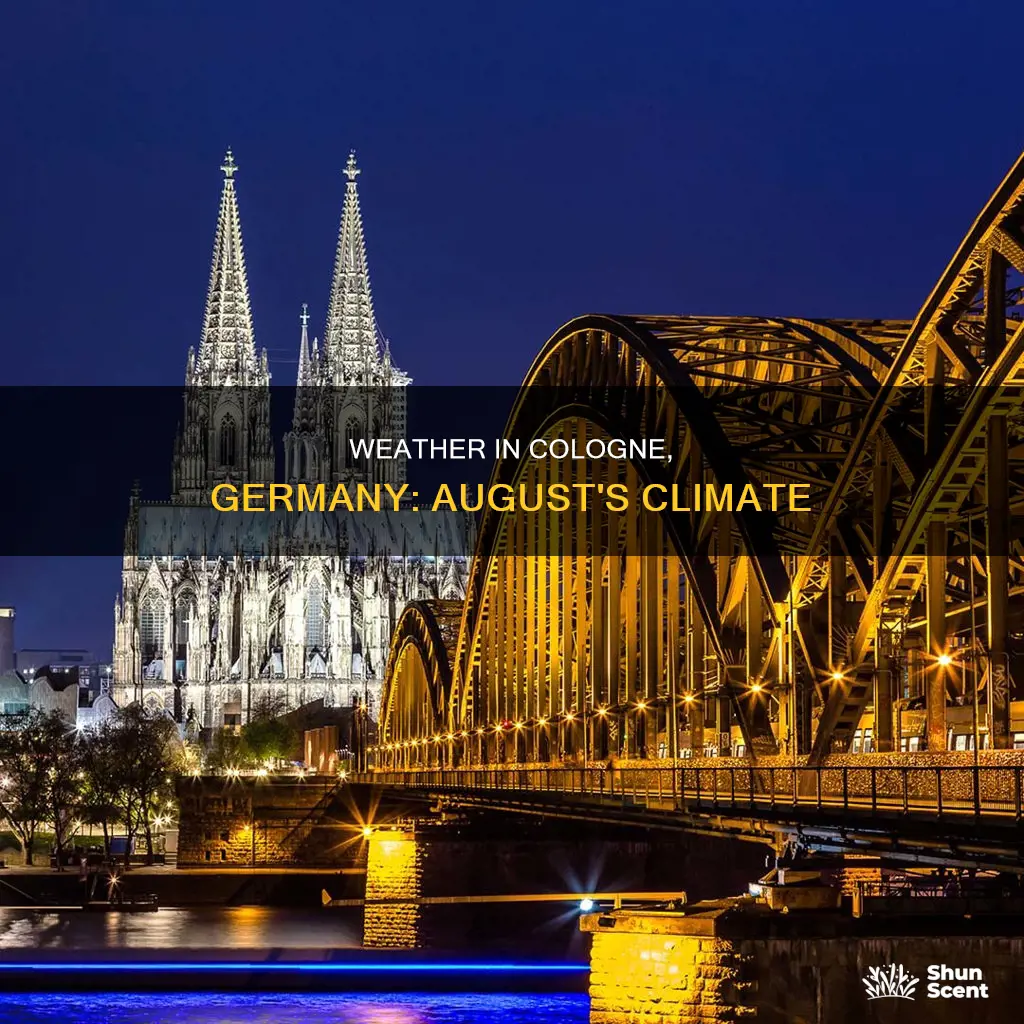 what is the weather like in cologne germany in august