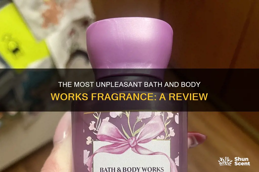 what is the worst bath and body works scent