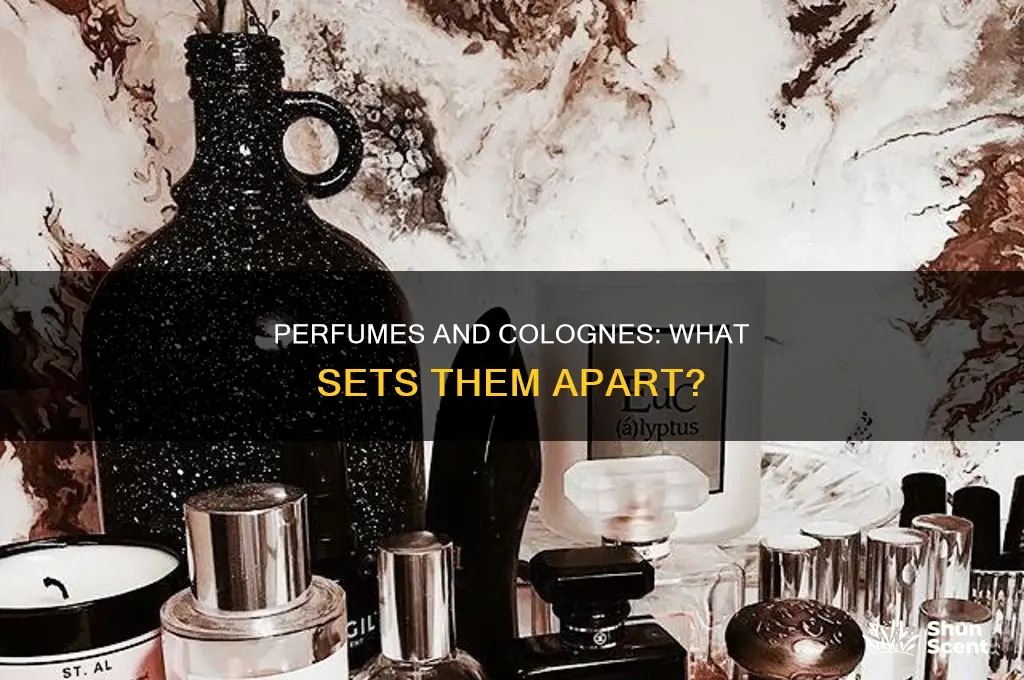 what is thedifferencebetween perfume and cologen