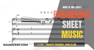 Lovely Fragrance Sheet Music: A Musical Delight