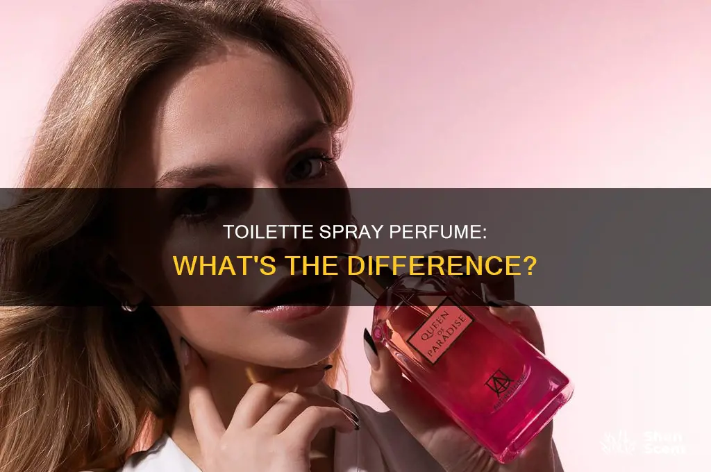 what is toilette spray perfume