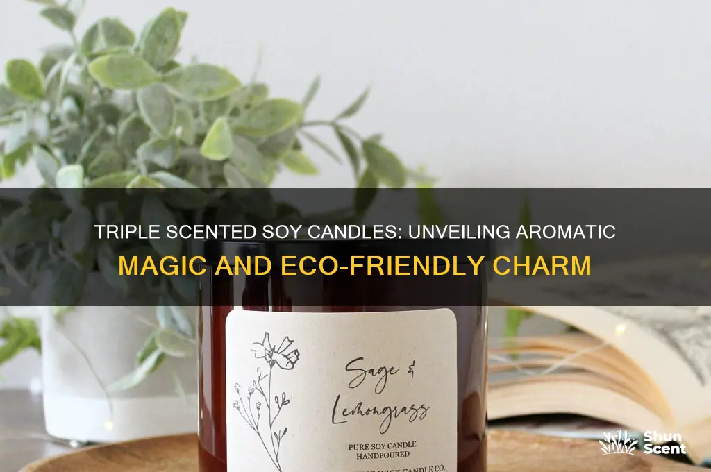 what is triple scented soy candles