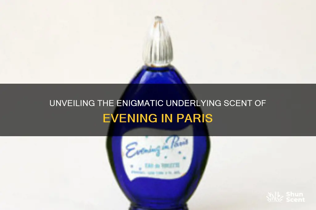 what is underlying scent in evening in paris