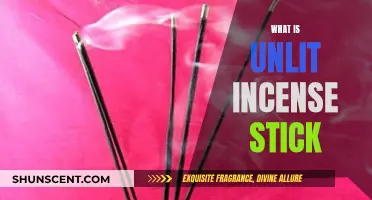Unlit Incense Sticks: What's the Deal?
