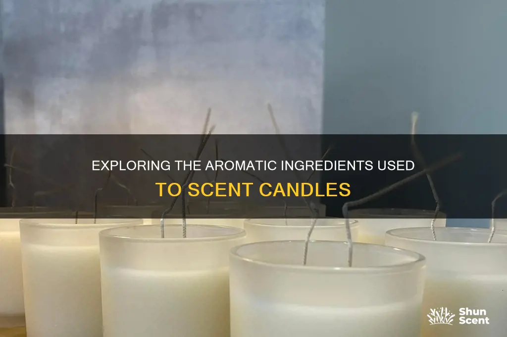 what is used to scent candles