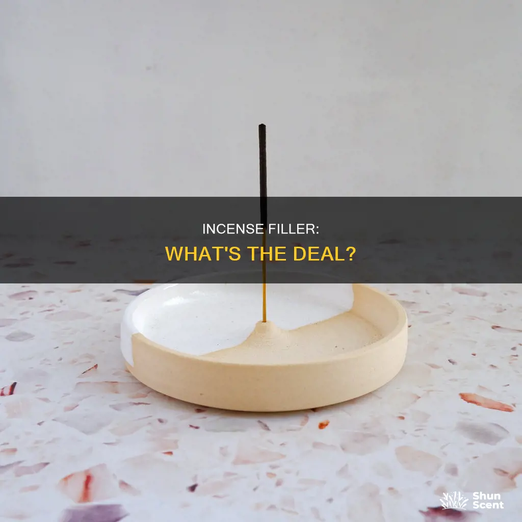 what is yhe filler in incense pots