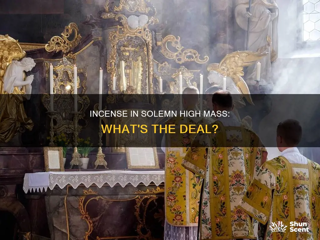 what isthe incense used in a solemn high mass carriedin