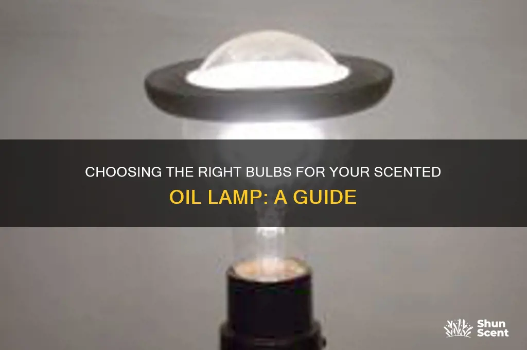 what kind of bulbs for scented oil lamp
