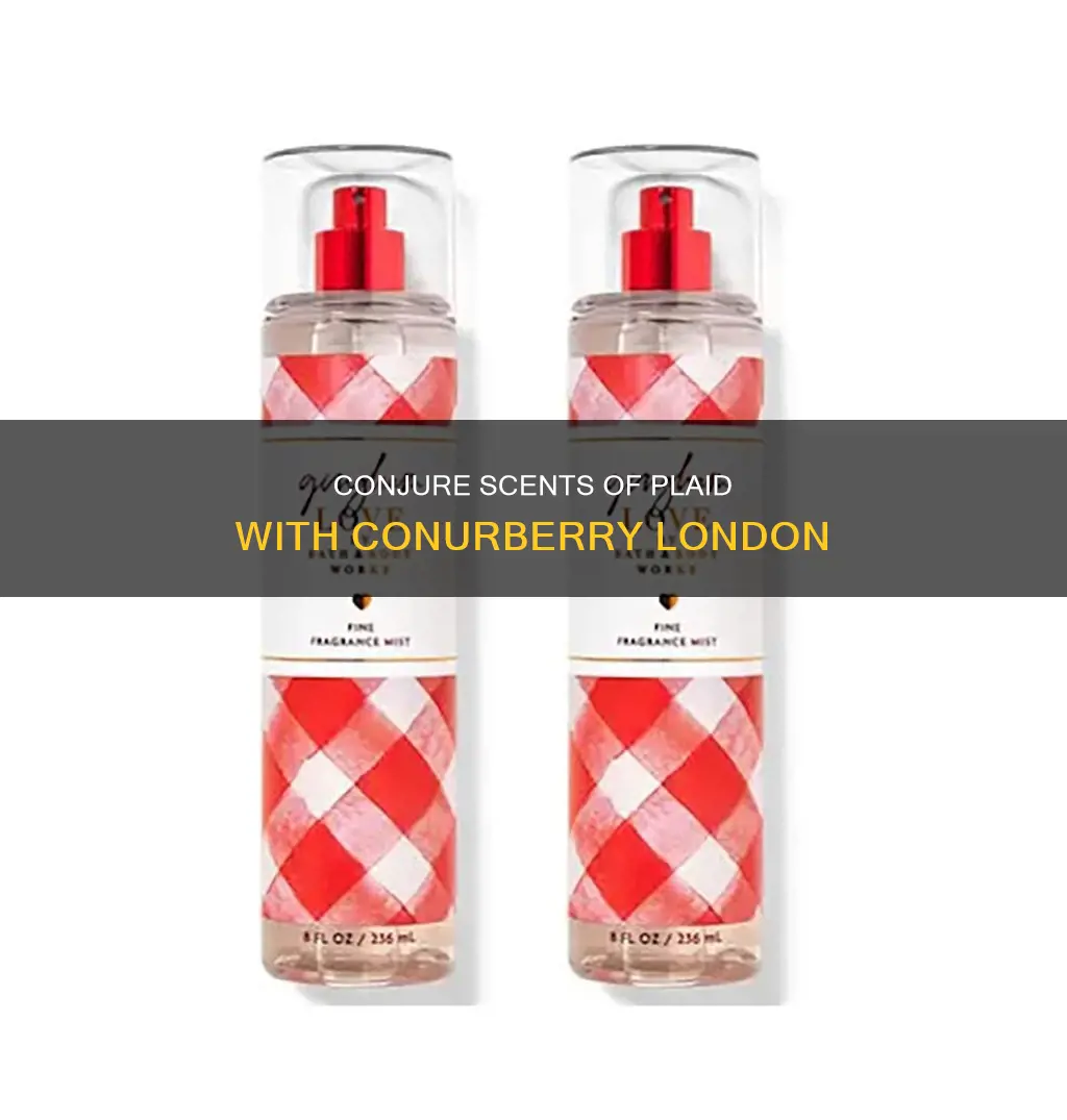 what kind of cologne conurberry londonmes in plaid fabric