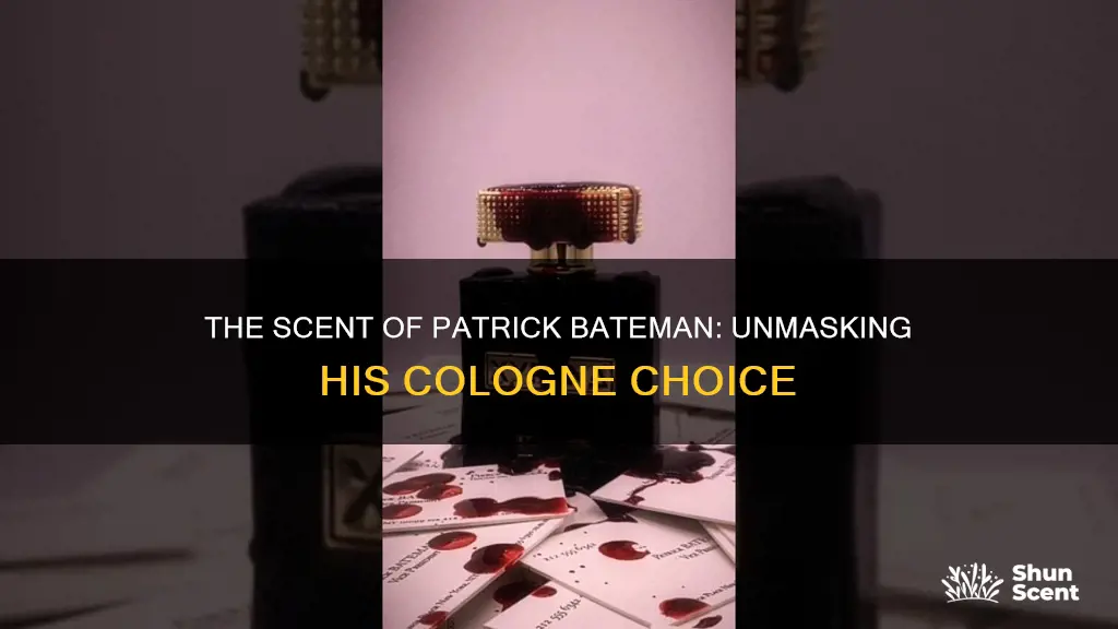 what kind of cologne does patrick bateman wear