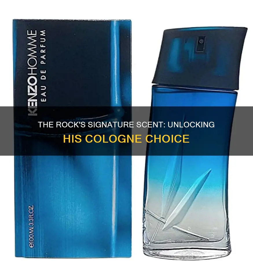 what kind of cologne does the rock wear