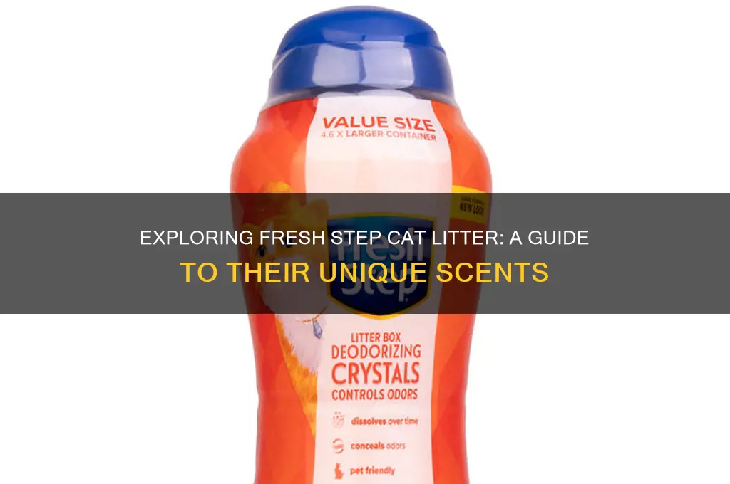 what kind of different scents fresh step cat litter