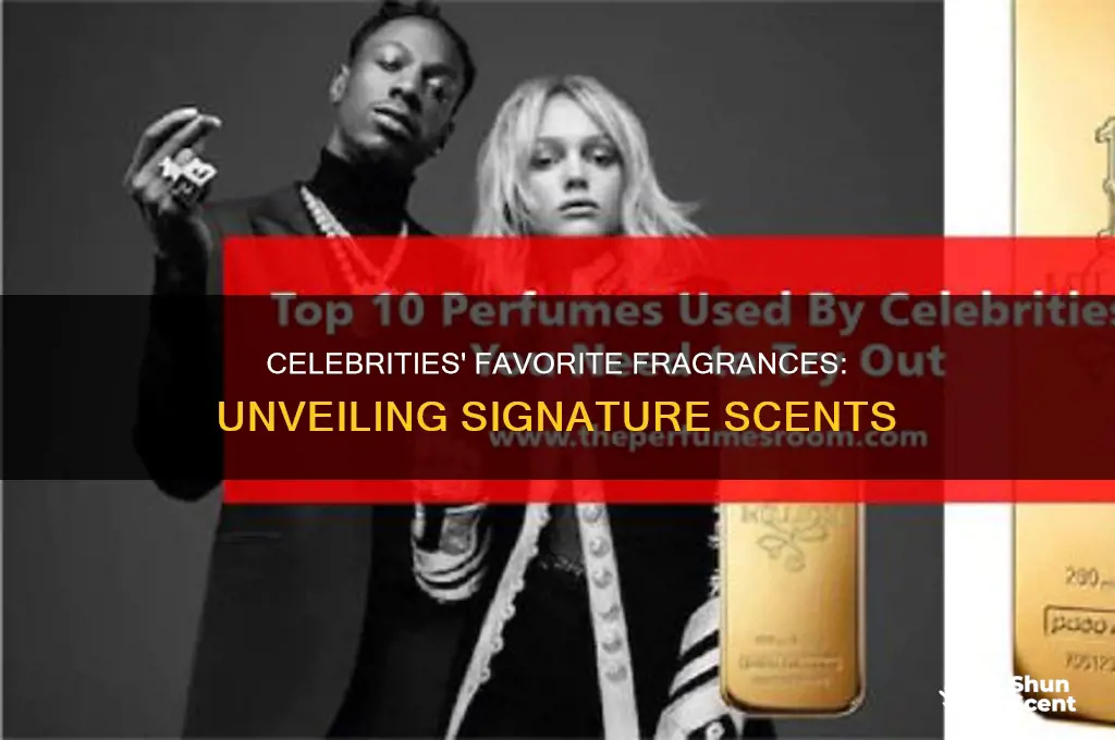 what kind of perfume do celebrities wear
